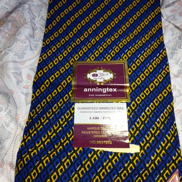 Java African Print Fabric - Picture 2 of 2